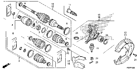 FRONT KNUCKLE@FRONT DRIVE