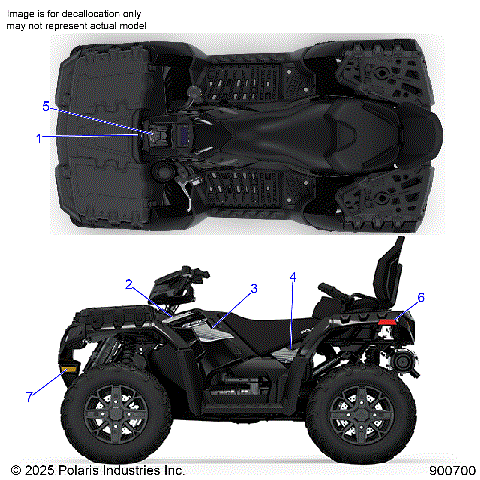 BODY, DECALS GRAPHIC - A26SYE85AL (900700-01)