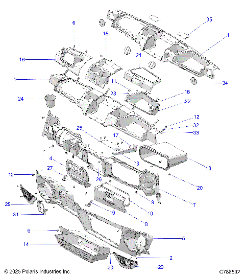 BODY, DASH - R25RRED4JA (733343)