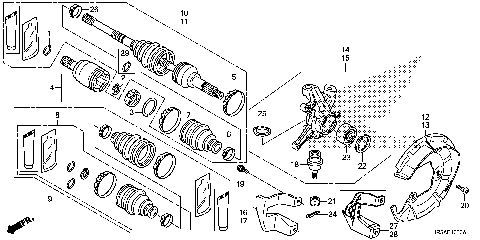 FRONT KNUCKLE@FRONT DRIVE