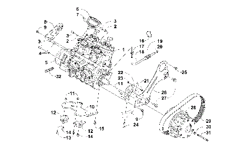 ENGINE AND RELATED PARTS [98445]