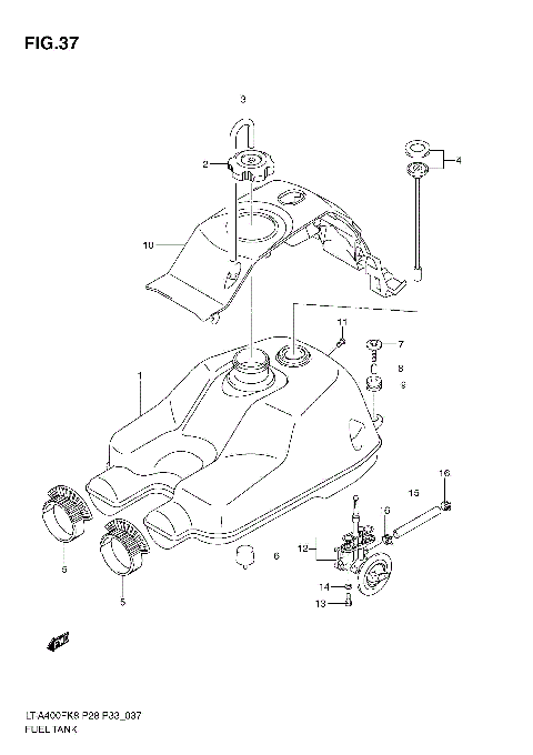 FUEL TANK (LT-A400FK8/FK9/FUL0)