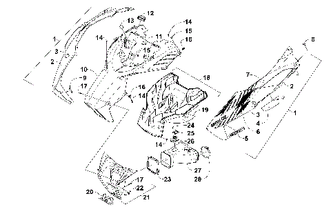 HOOD AND AIR INTAKE ASSEMBLY [102034]