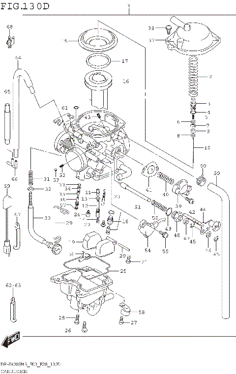CARBURETOR (DR-Z400SMM3 E03)