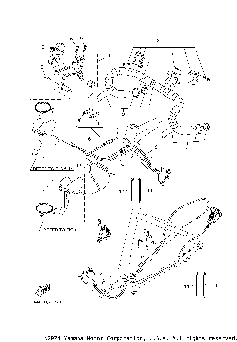 STEERING HANDLE CABLE