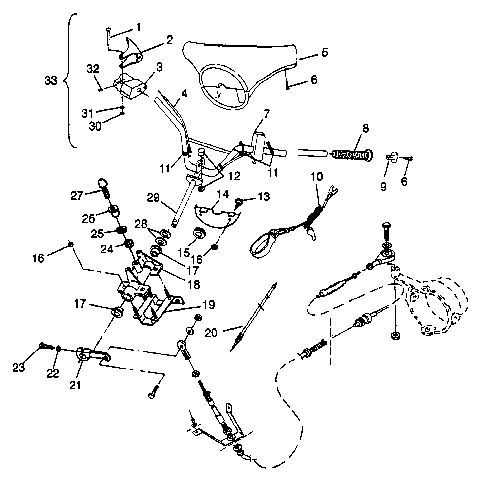 STEERING SLT 700 B974572 (4941124112A013)
