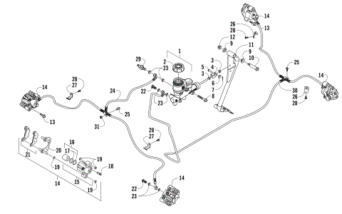 HYDRAULIC BRAKE ASSEMBLY