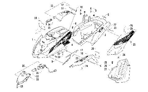 BODY PANEL AND HEADLIGHT ASSEMBLY [98353]