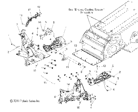 CHASSIS, BULKHEAD ASM. - S12CL8/CW8 ALL OPTIONS (49SNOWCHASSISFRT12SBASLT)