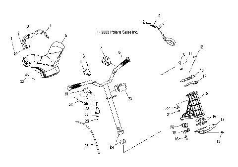 STEERING - W045303CA/IA (4990539053A11)