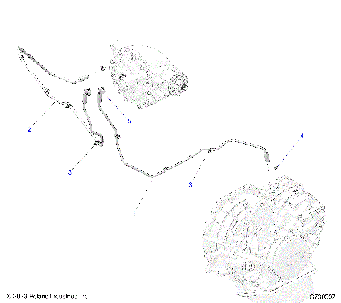 DRIVE TRAIN, TRANSMISSION VENT LINES - R25X6W1RB9/BD/BM (C730997)