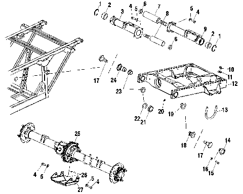 SWING ARM - A10RD50AA (4970977097C04)
