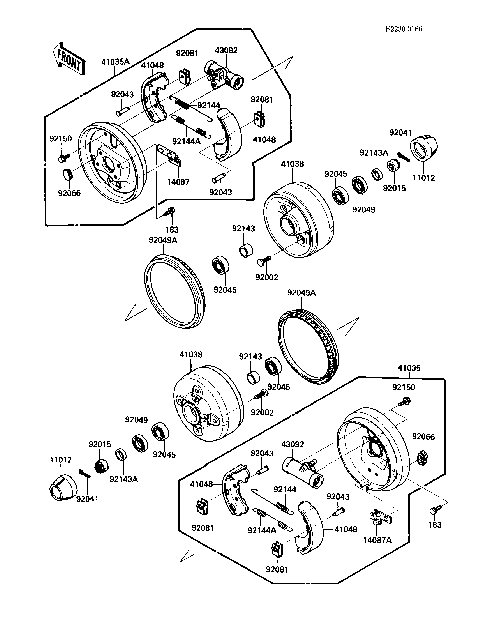 Front Hubs/Brakes