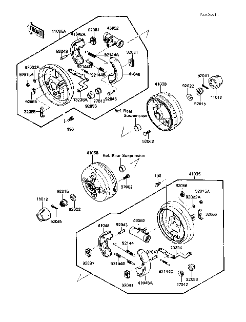 Rear Hubs/Brakes
