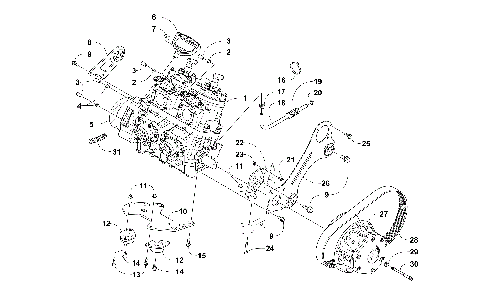 ENGINE AND RELATED PARTS [102698]
