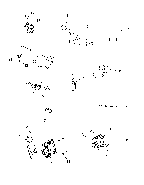 ELECTRICAL, SWITCHES, SENSORS and ECM - A15SHC57CS (49ATVELECT15QUAD)