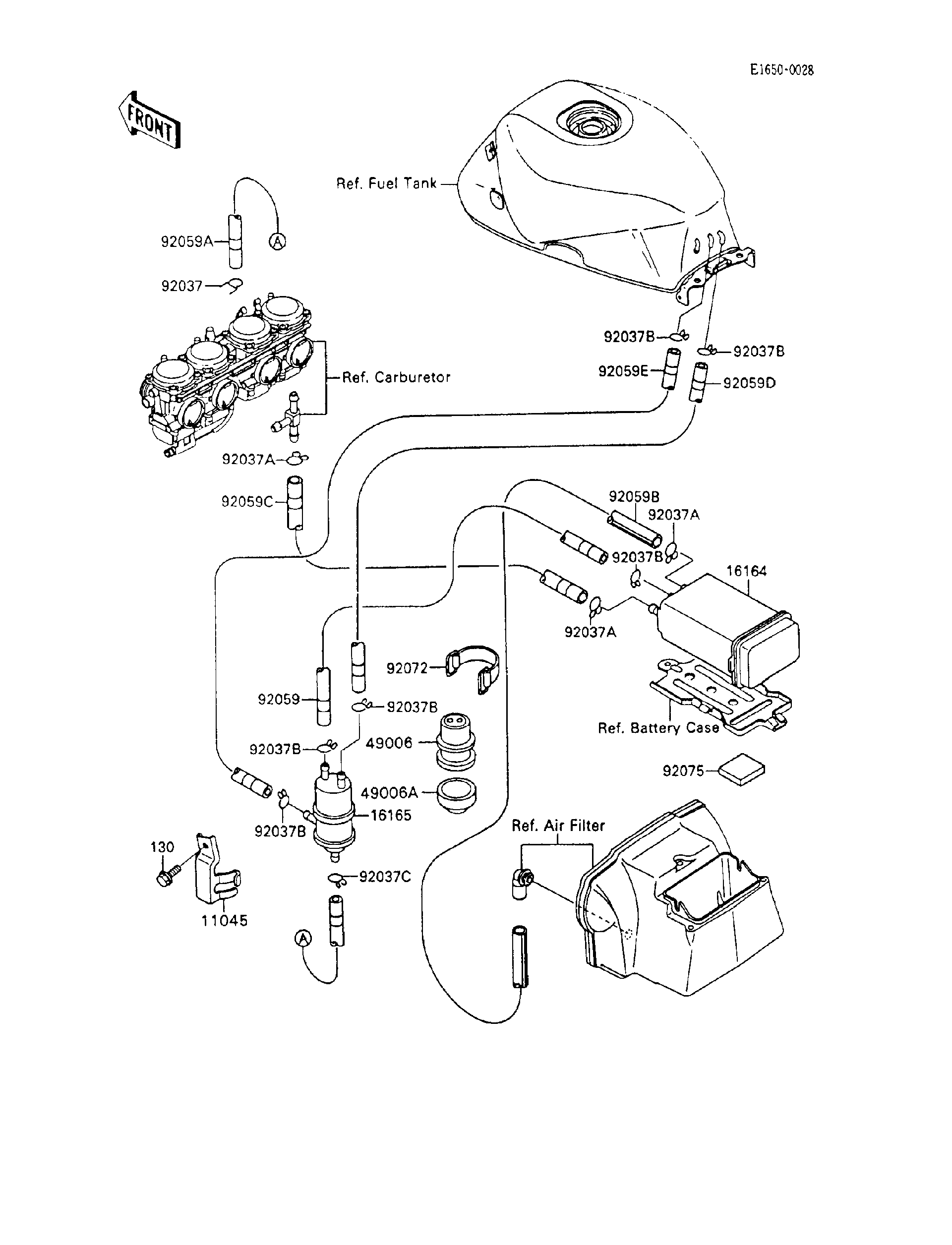 1990 Kawasaki Motorcycles Parts Diagrams | Crossbay Motorsports
