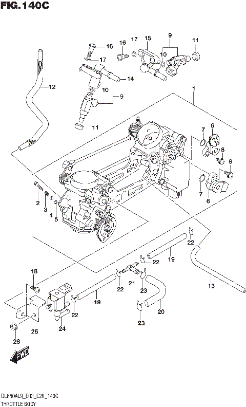 THROTTLE BODY (E33)