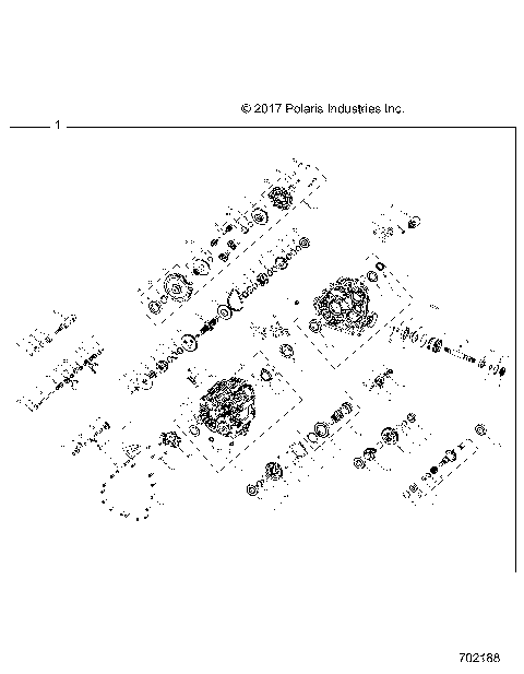 DRIVE TRAIN, MAIN GEARCASE INTERNALS - R18RRE99NS (702188)