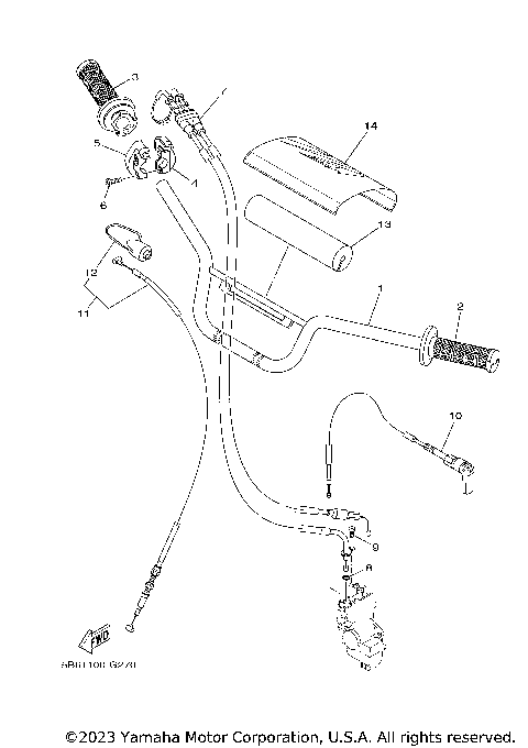 STEERING HANDLE CABLE