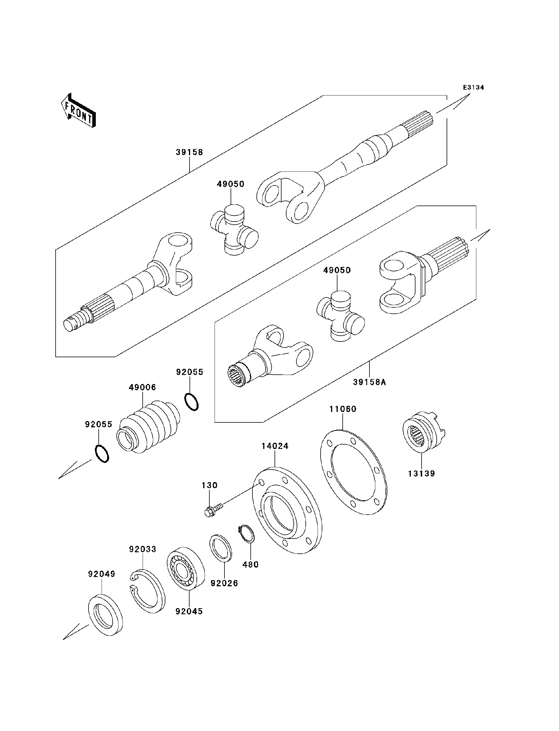 2点 Engine Mount Support for Peugeot 308 Sw II 2014-2021