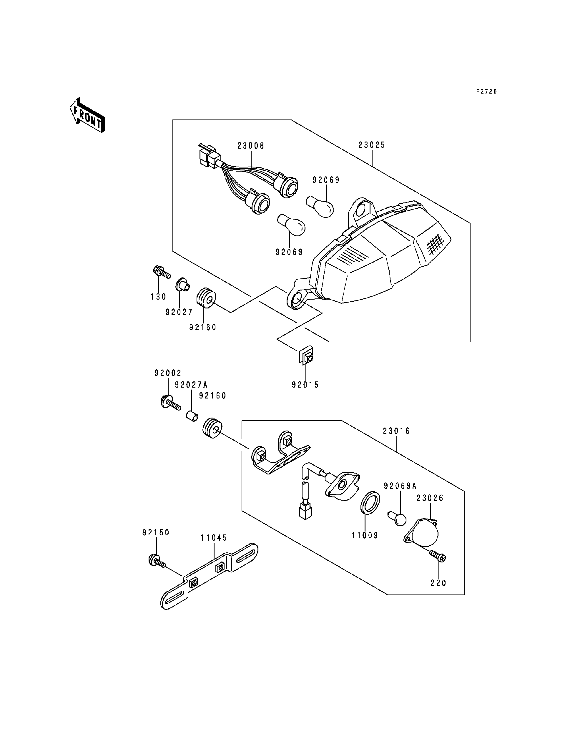 1994 Kawasaki Motorcycles Parts Diagrams | Crossbay Motorsports