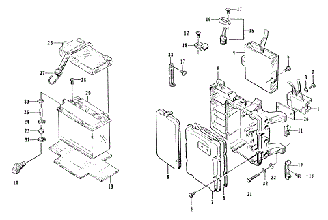ELECTRICAL MODULE AND BATTERY