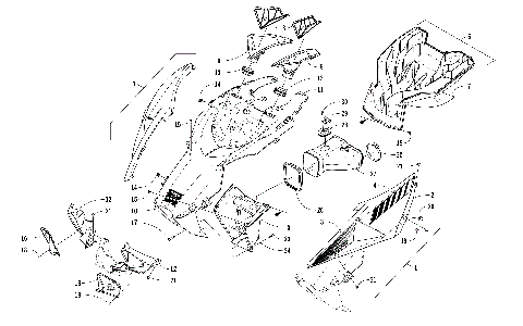 HOOD AND AIR INTAKE ASSEMBLY [105108]