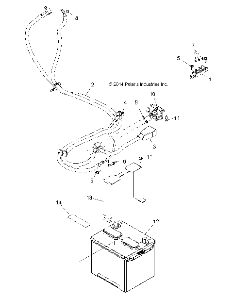 ELECTRICAL, BATTERY - R15RUA87/E87/YAA/ZAC ALL OPTIONS (49RGRBATTERY15CREW)