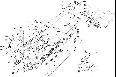 TUNNEL AND SNOWFLAP ASSEMBLY [109646]