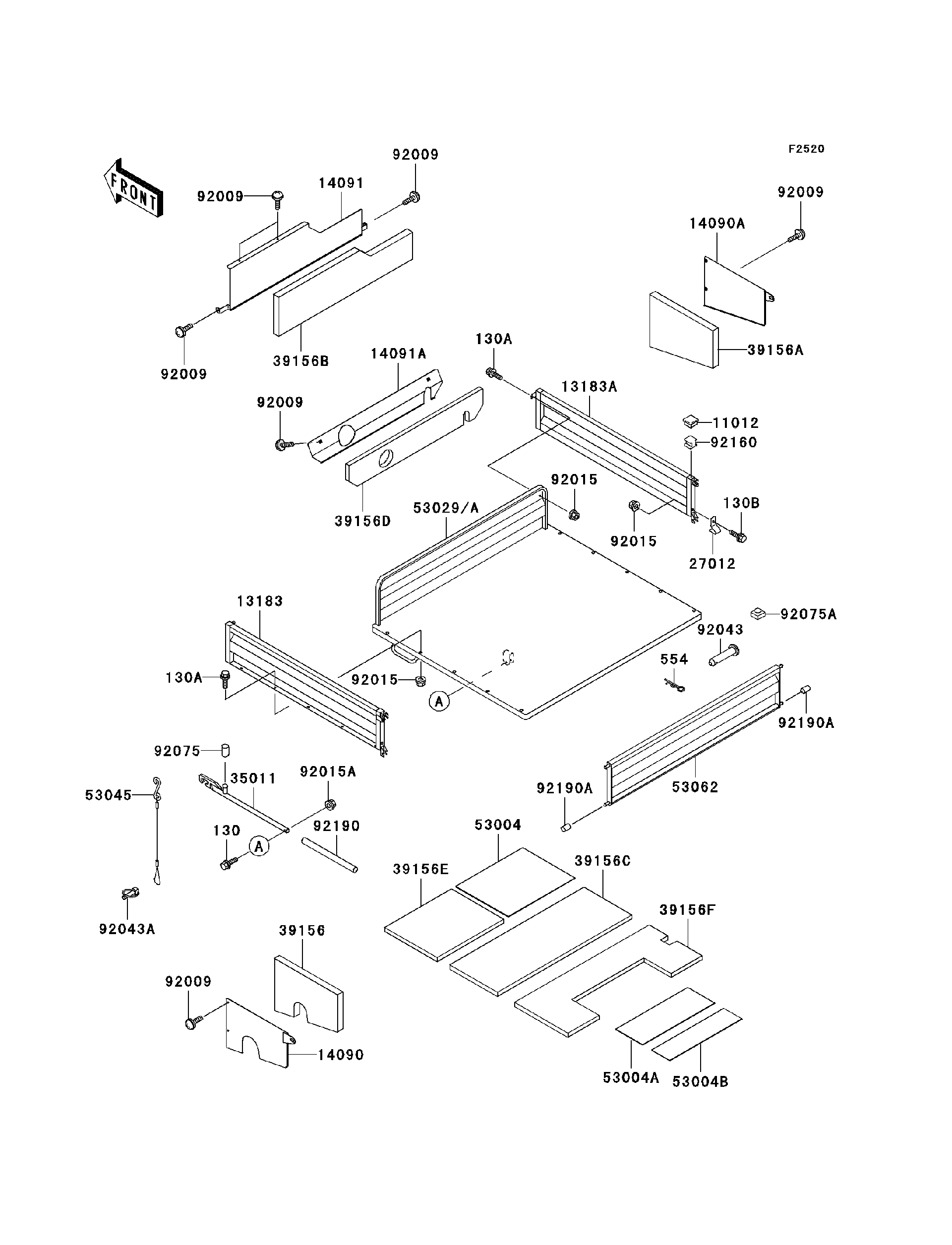 Kawasaki Mule 2510 Diesel (KAF950-A3) Carrier(s) Utility Vehicles