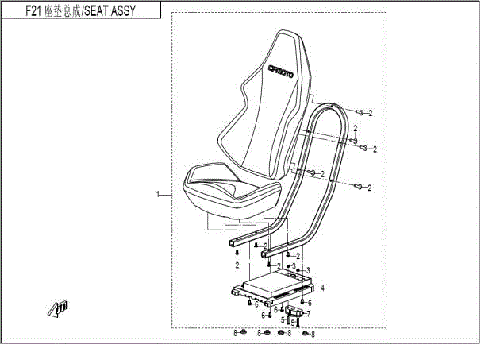 SEAT ASSY  (SINCE 2013)