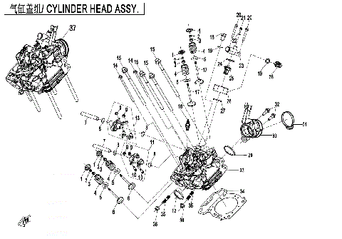CYLINDER HEAD ASSY.