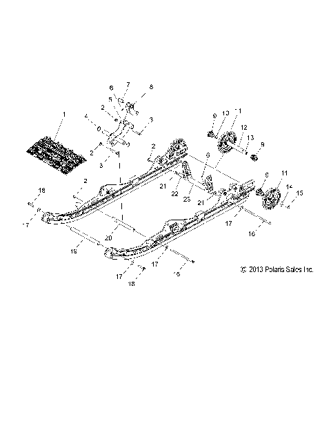 SUSPENSION, REAR and TRACK - S15CP8 ALL OPTIONS (49SNOWSUSPRR15INDYSP)