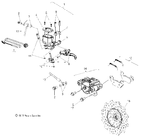 BRAKES, BRAKE SYSTEM (LE) - S15CC6 ALL OPTIONS (49SNOWBRAKE14RMKASLT)