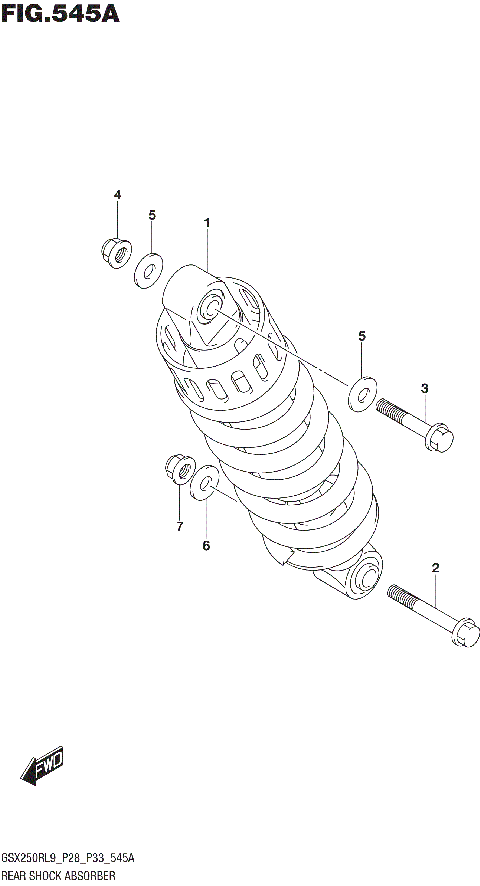 REAR SHOCK ABSORBER