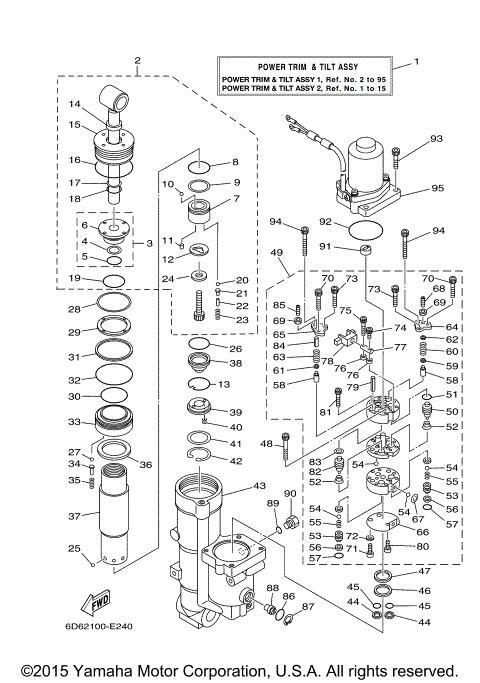 POWER TRIM TILT ASSY 1