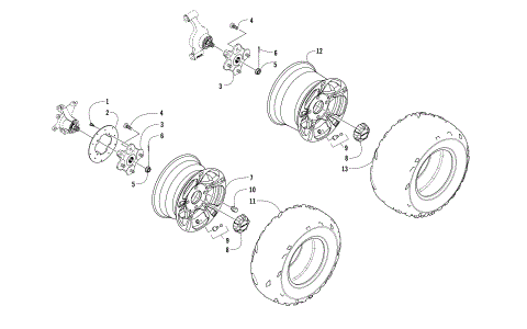 WHEEL AND TIRE ASSEMBLY