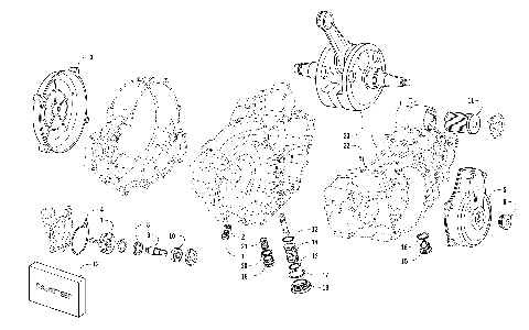 CRANKCASE AND CRANKSHAFT ASSEMBLY [105605]