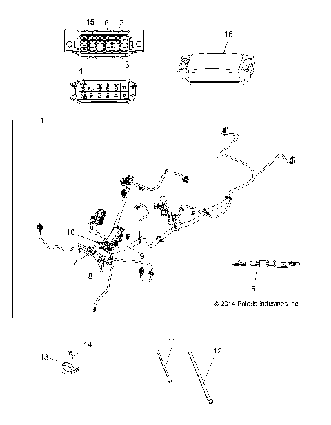 ELECTRICAL, MAIN WIRE HARNESS - A15SEE57HJ/HA (49ATVHARNESS15570)