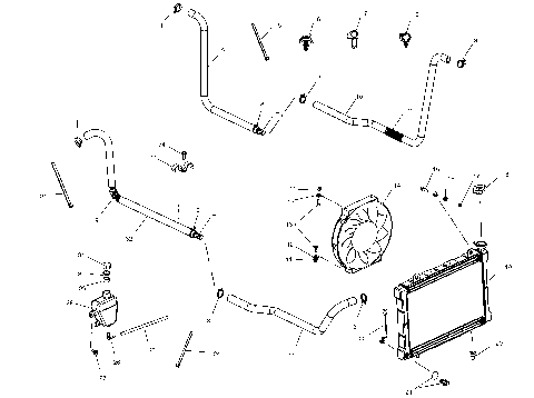COOLING SYSTEM - C10RB42AA (4976407640A11)