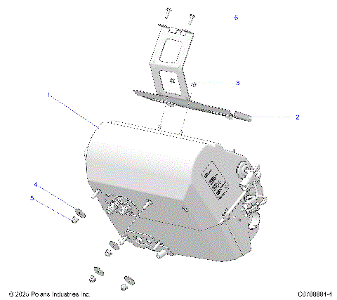 BODY, HVAC, MAIN MOUNTING