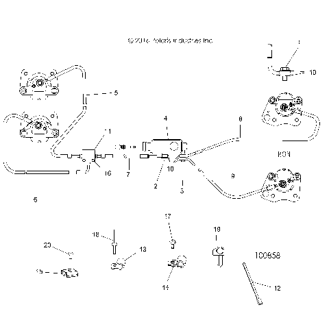 BRAKES, BRAKE LINES AND MASTER CYLINDER - A17DAH57A5 (100858)