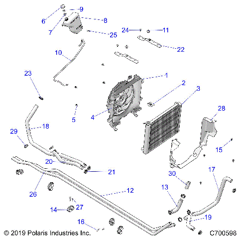 ENGINE, COOLING SYSTEM - R21TAS99CK/EK (C700597