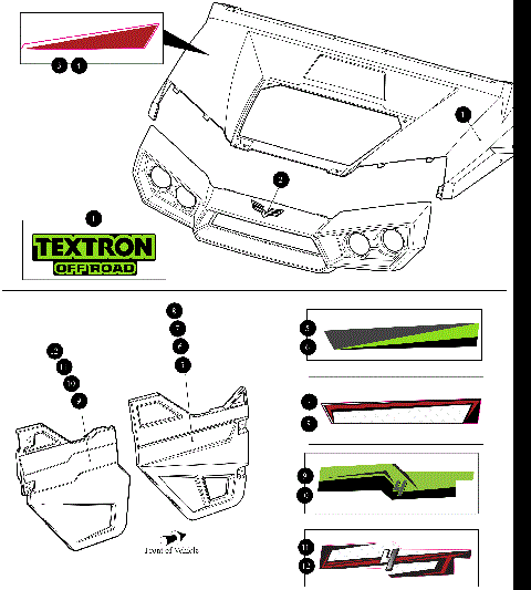 HOODDOOR DECALS [302479]