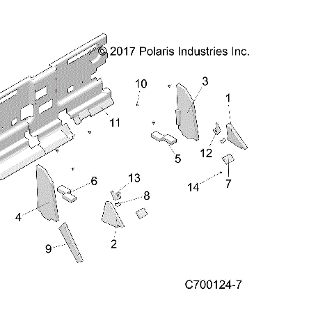 BODY, CAB FOAM - R18RRU99AS/BS (C700124-7)