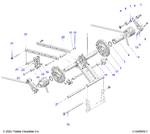 SUSPENSION, TORQUE ARM, REAR - S26TDL6LSA (C1545509-2)