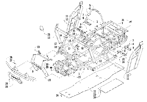 FRAME AND RELATED PARTS [89050]