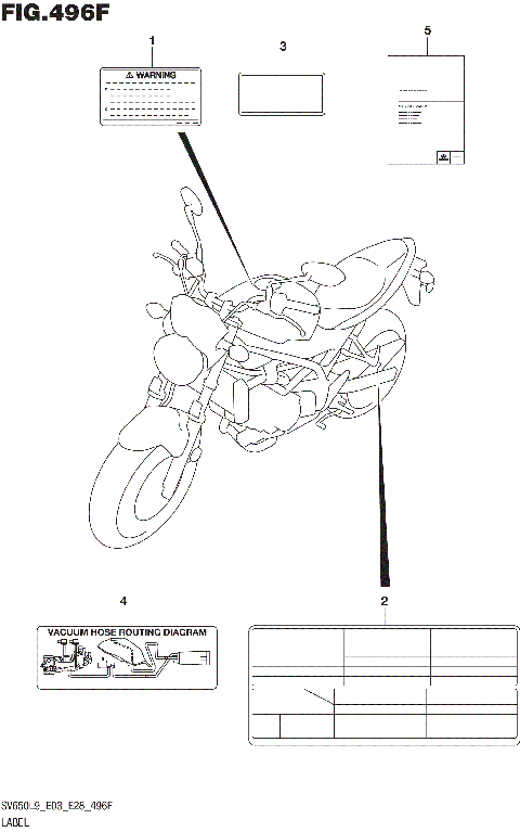 LABEL (SV650XAL9 E33)