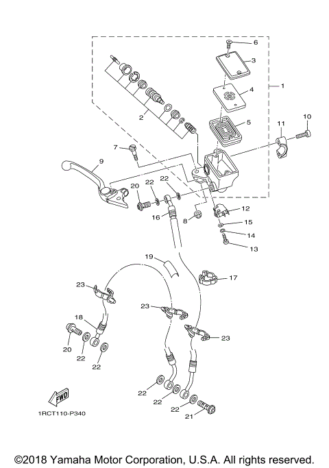FRONT MASTER CYLINDER